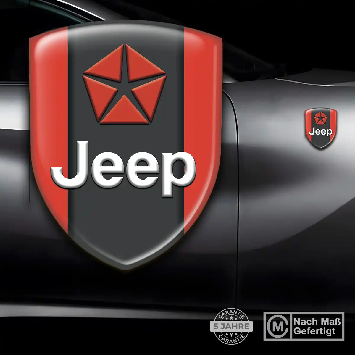 Jeep Embleme Auto Ausdrucksstarkes Design