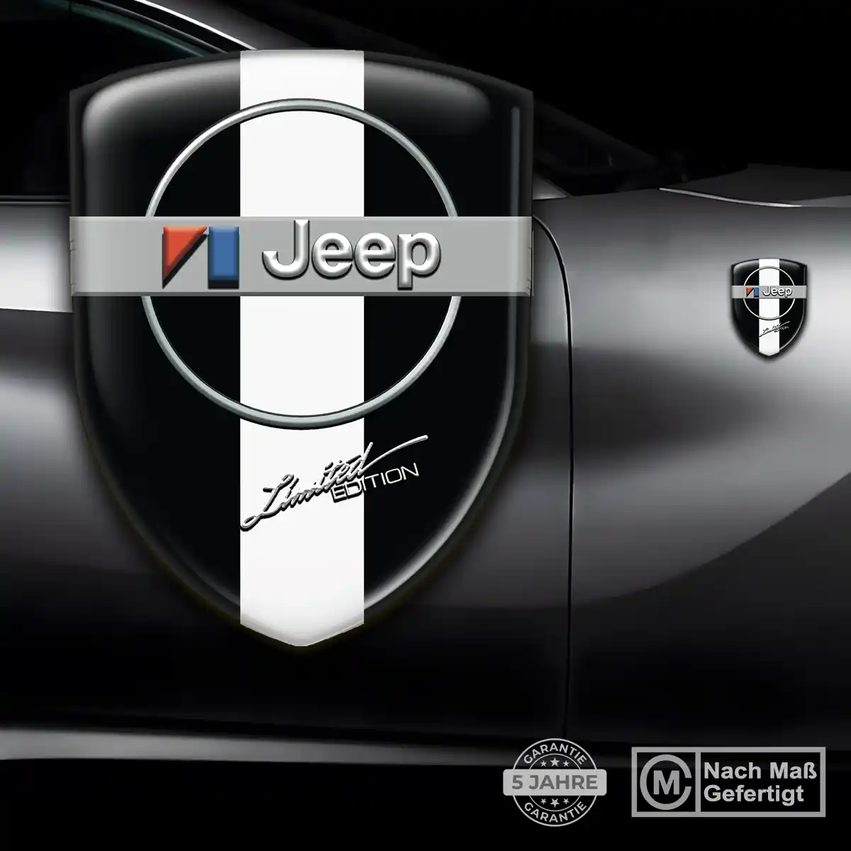 Jeep Embleme Auto Edles Design