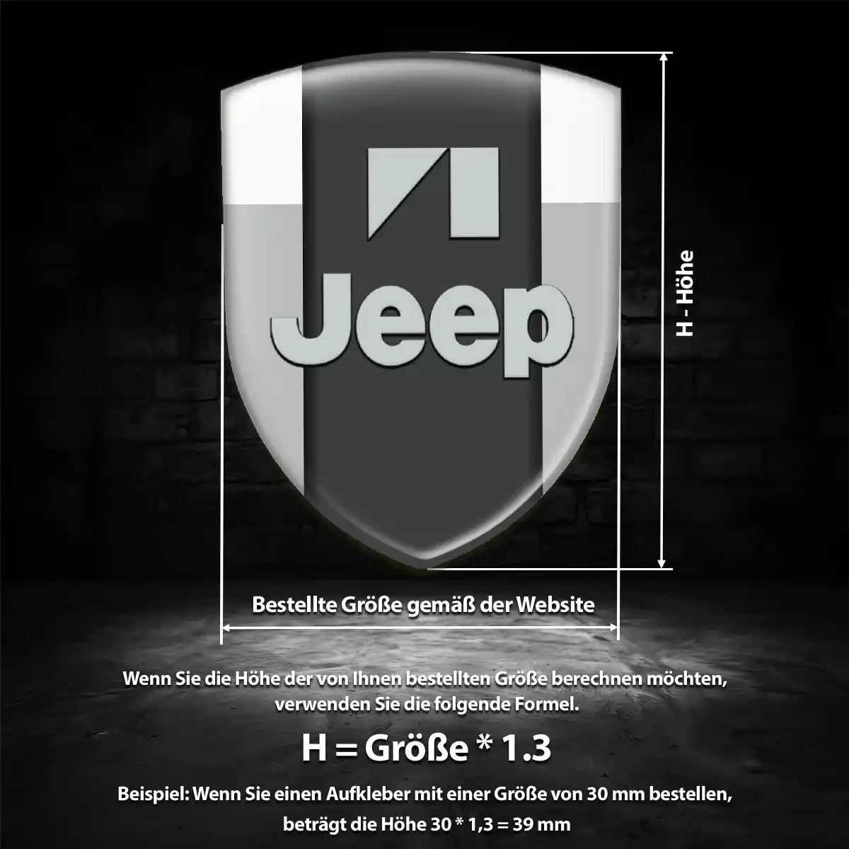 Jeep Embleme Auto Hohe Qualität