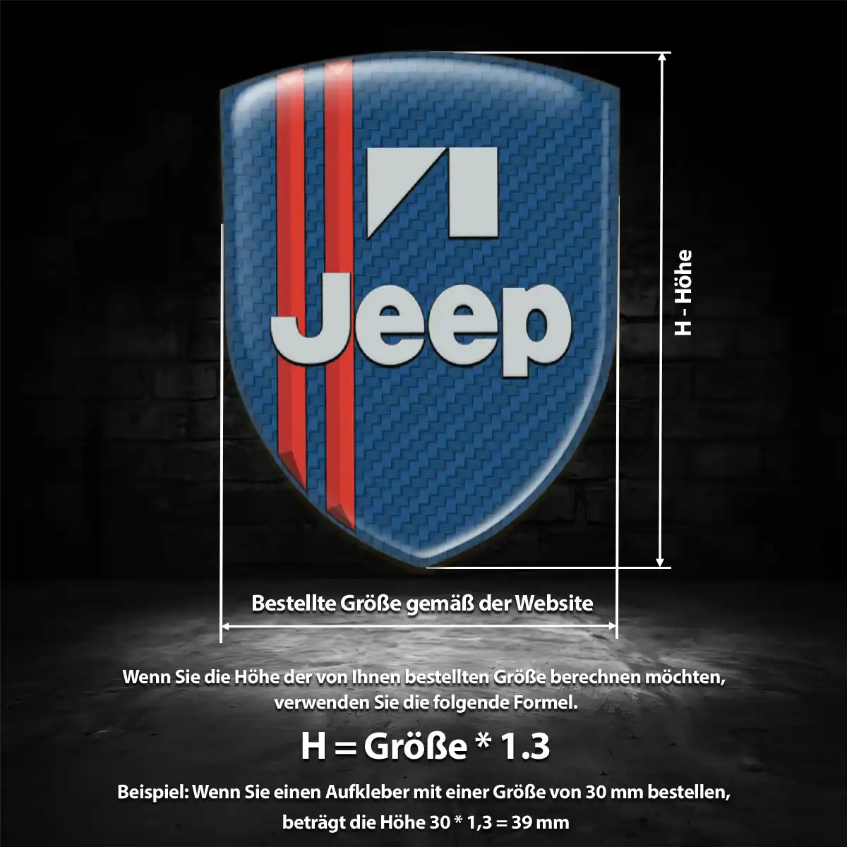 Jeep Embleme Auto Limitierte Auflage