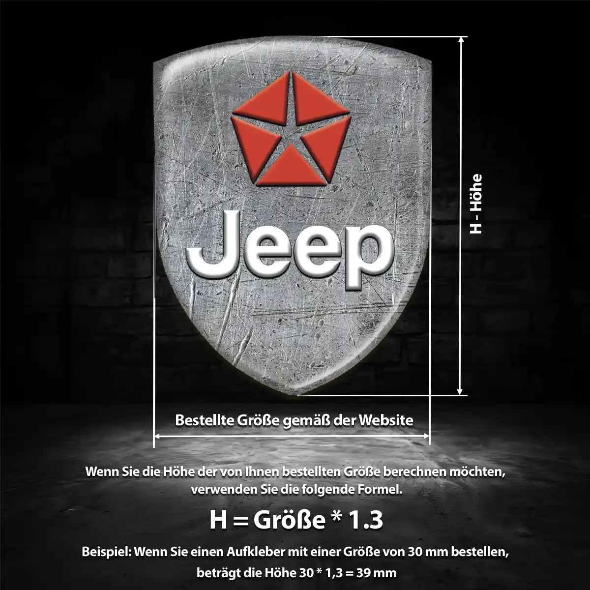 Jeep Embleme Auto Markenedition