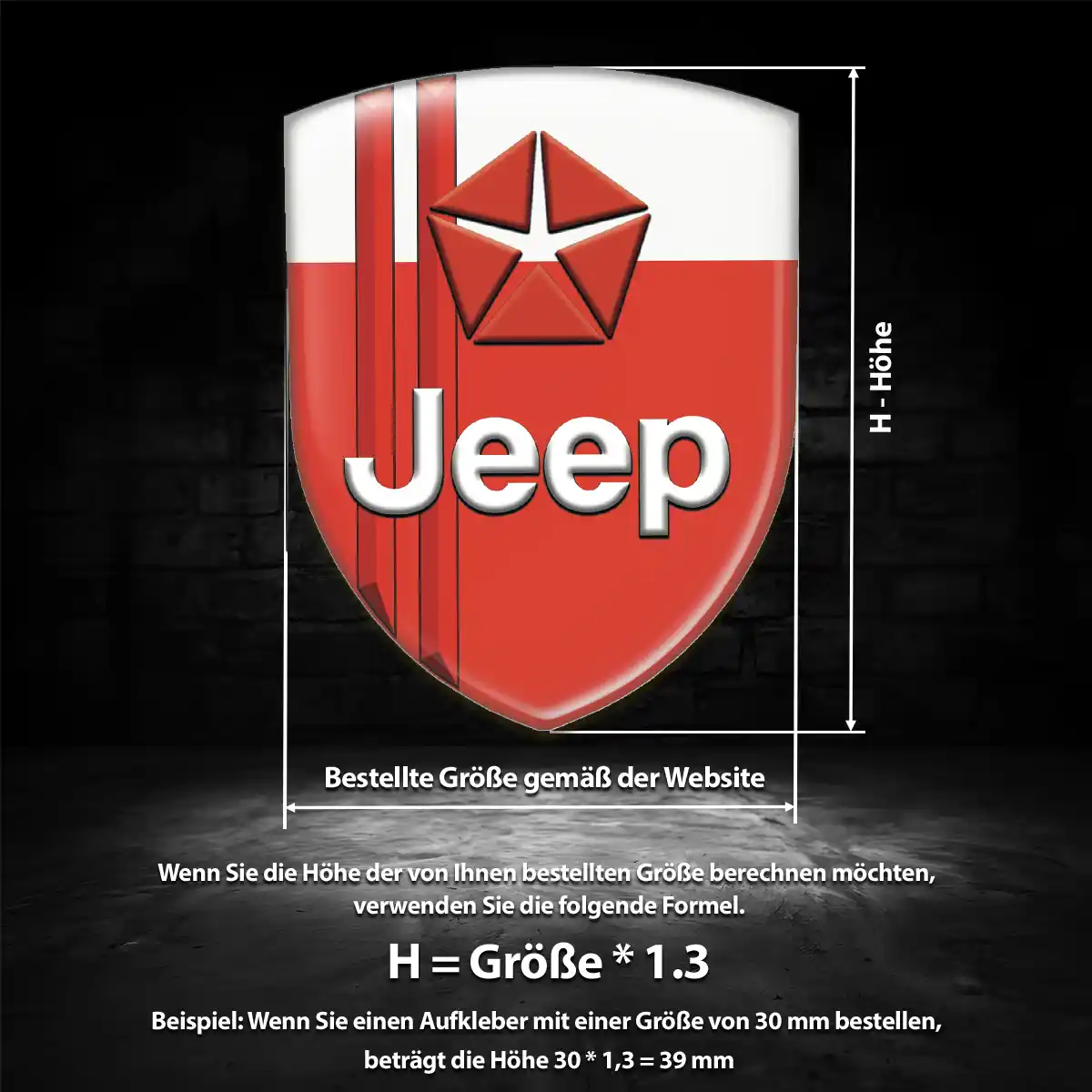 Jeep Embleme Erstklassige Qualität