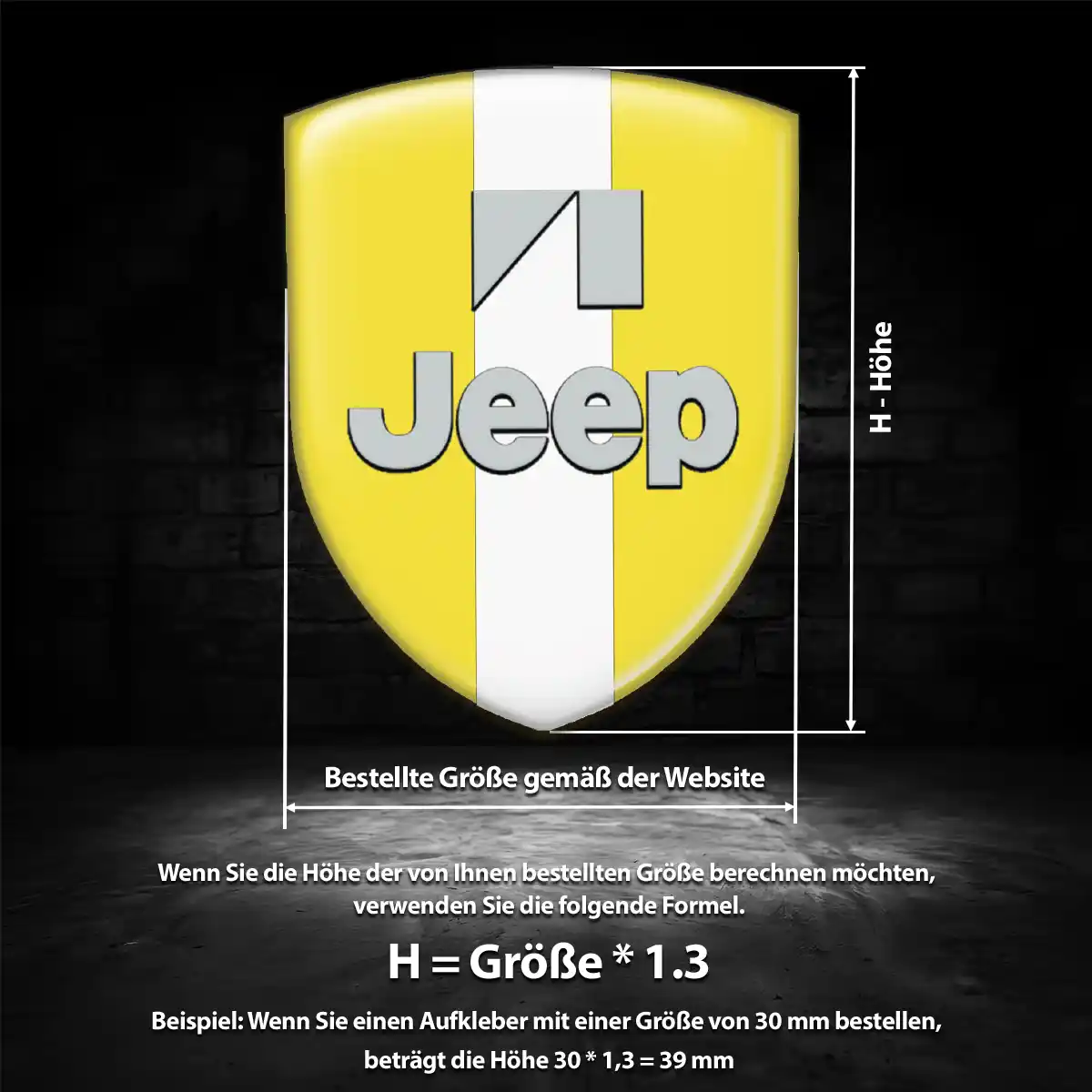 Jeep Embleme Limitierte Auflage