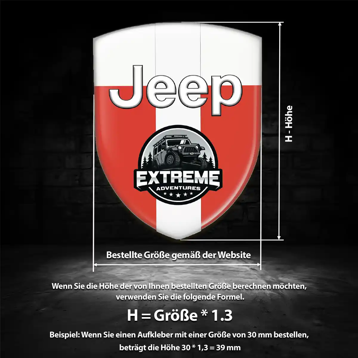 Jeep Embleme Luxus-Edition