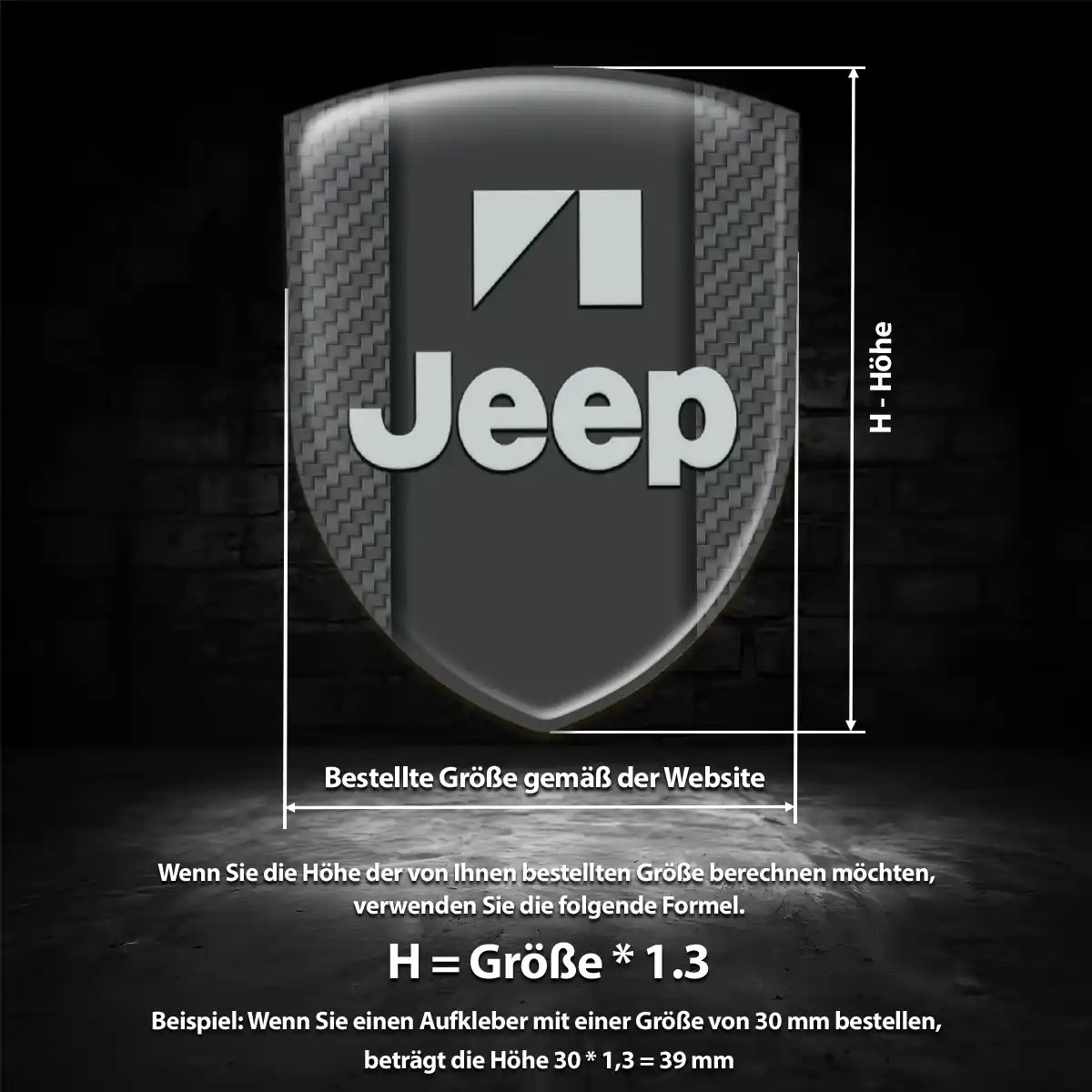 Jeep Embleme Silikon Aufkleber Auto Elegantes Design