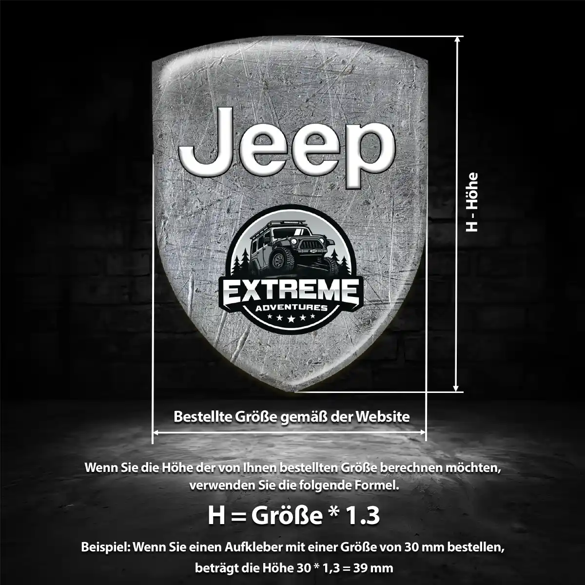 Jeep Embleme Silikon Aufkleber Auto Hohe Qualität