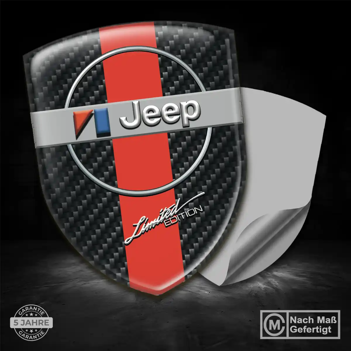 Jeep Embleme Silikon Aufkleber Auto Interieurdesign