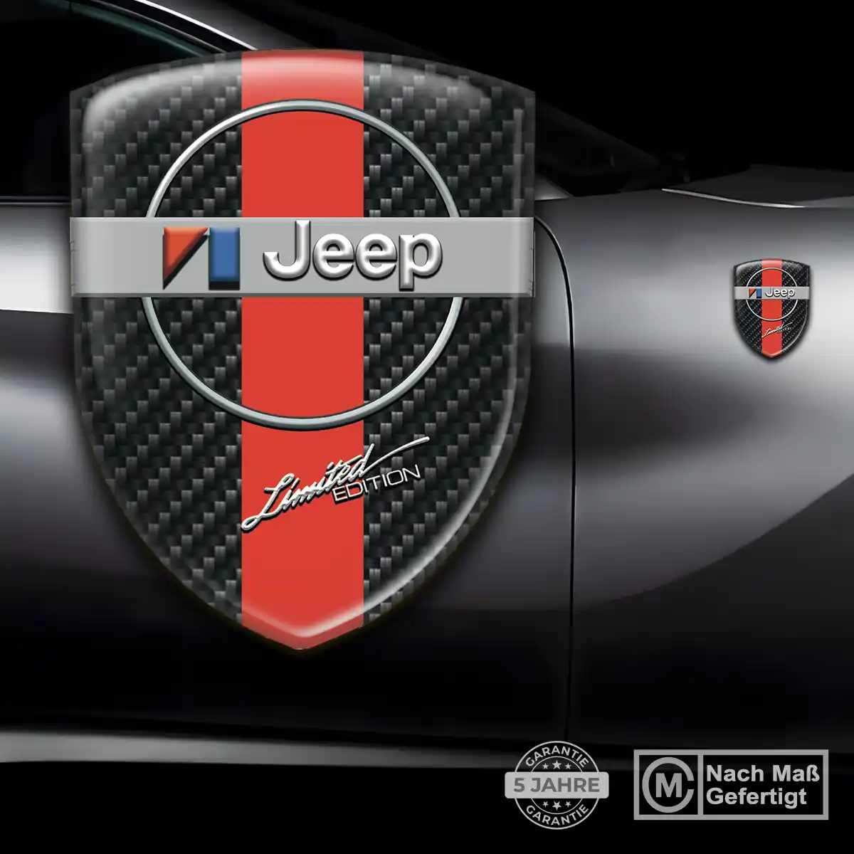 Jeep Embleme Silikon Aufkleber Auto Interieurdesign