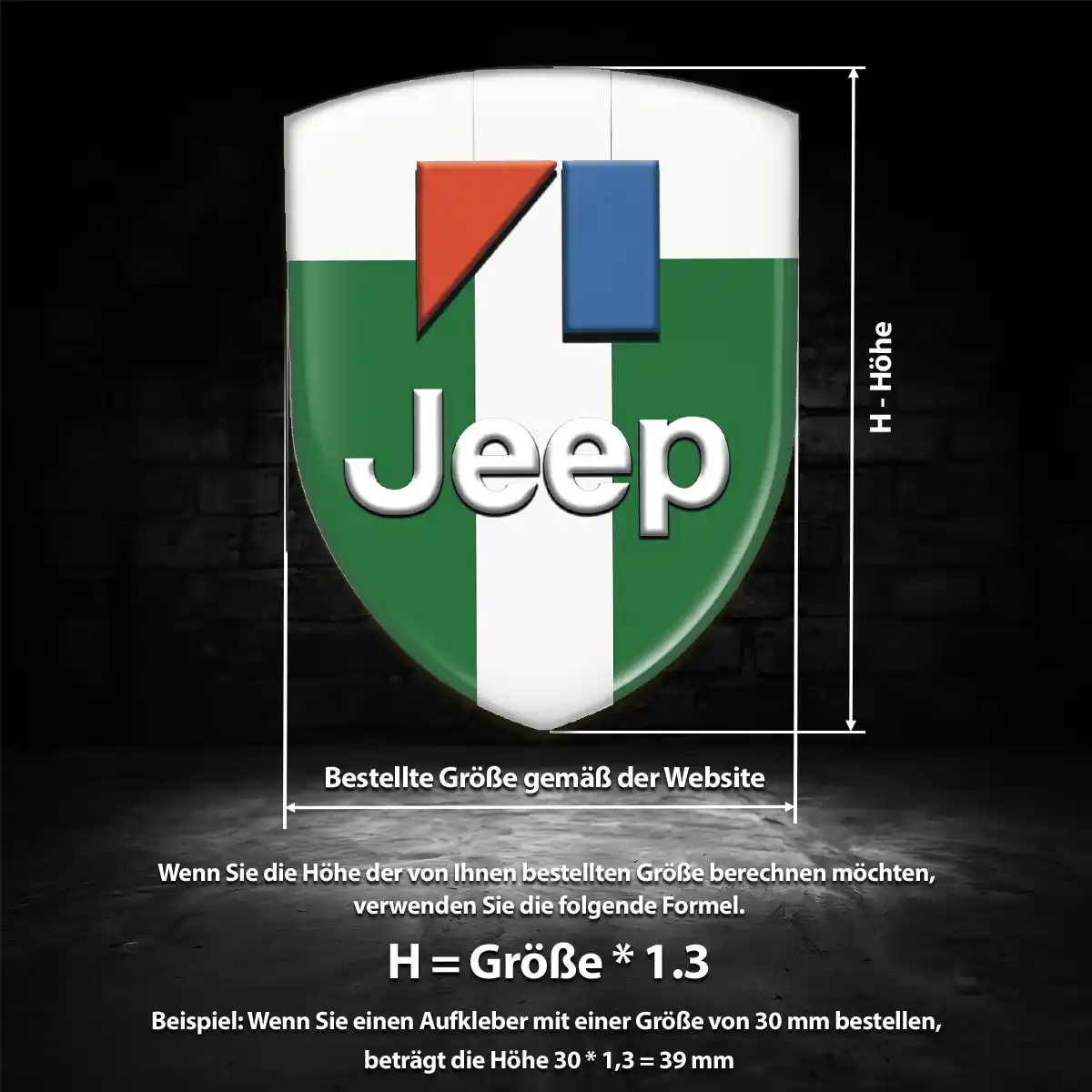 Jeep Embleme Silikon Aufkleber Auto Limitierte Auflage