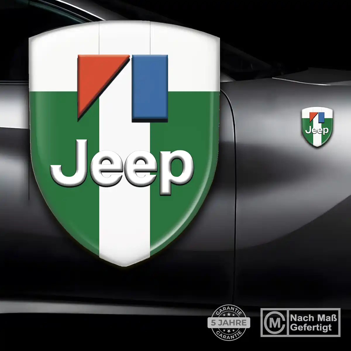 Jeep Embleme Silikon Aufkleber Auto Limitierte Auflage
