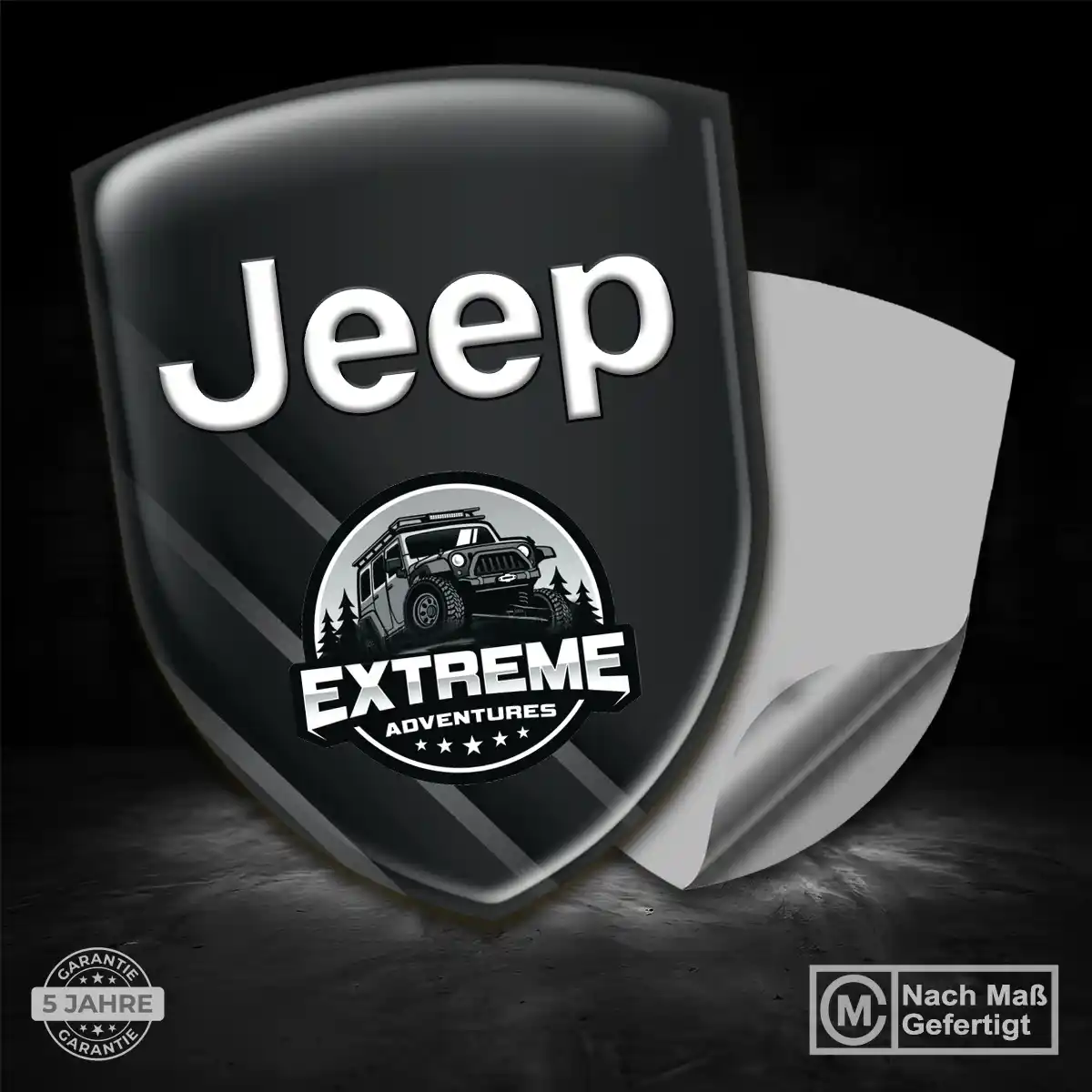 Jeep Embleme Silikon Aufkleber Auto Markenedition