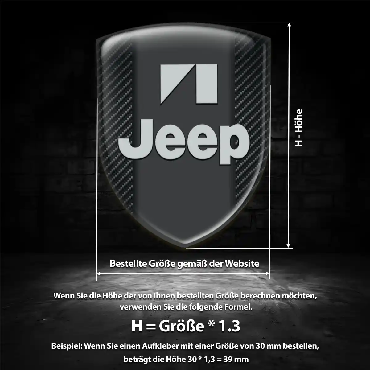 Jeep Embleme Silikon Aufkleber Auto Modernes Design