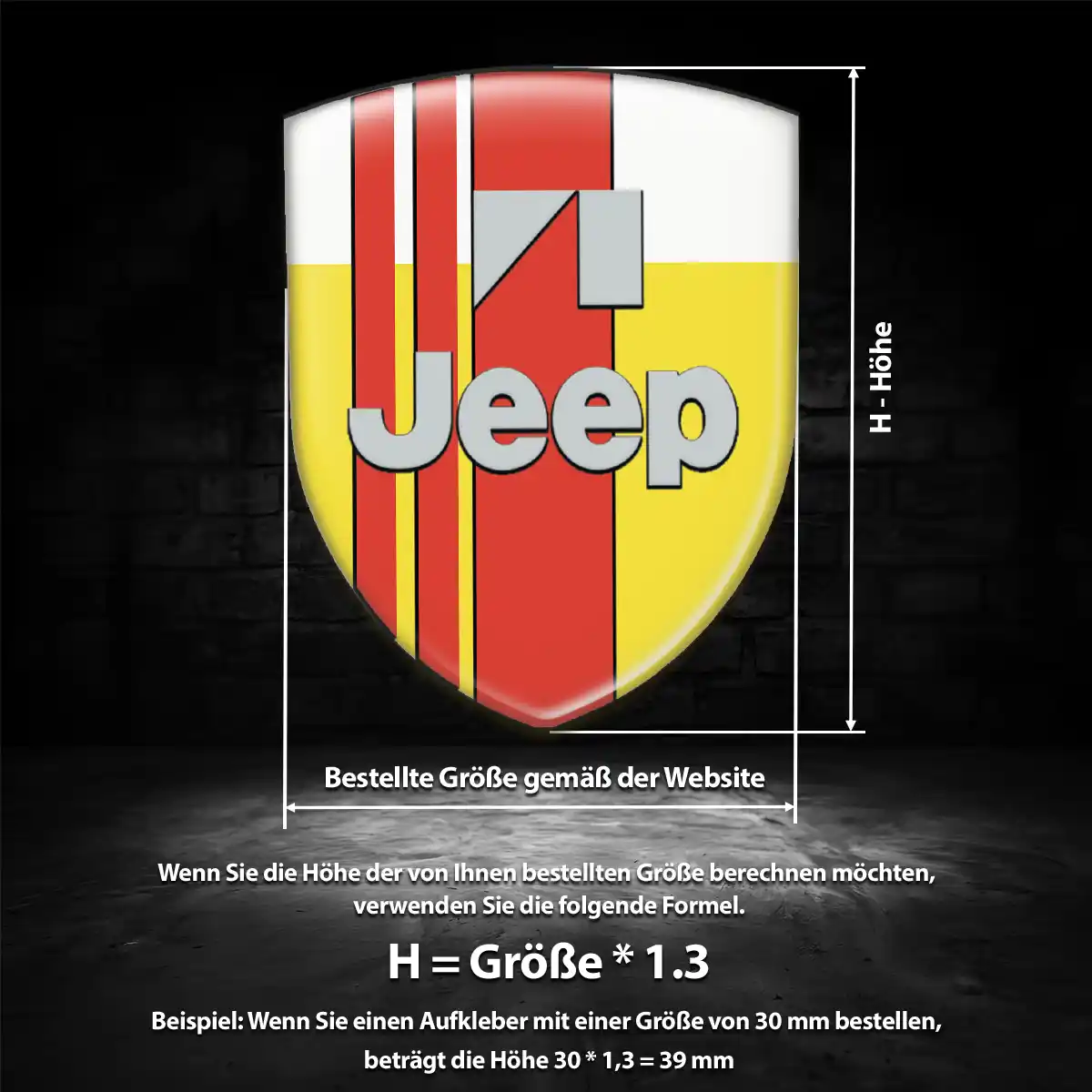 Jeep Embleme Silikon Aufkleber Auto Premiumqualität