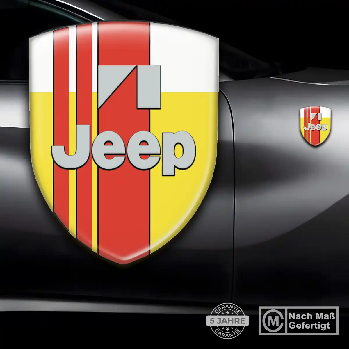 Jeep Embleme Silikon Aufkleber Auto Premiumqualität