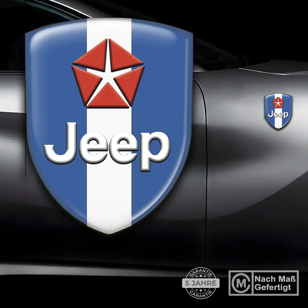 Jeep Embleme Silikon Aufkleber Auto Stilvolles Design