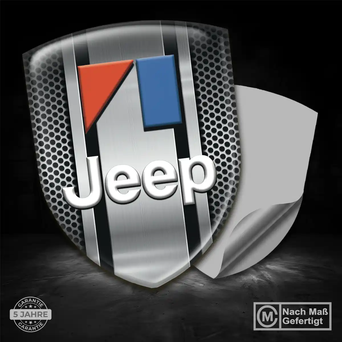 Jeep Embleme Silikon Aufkleber Interieurdesign