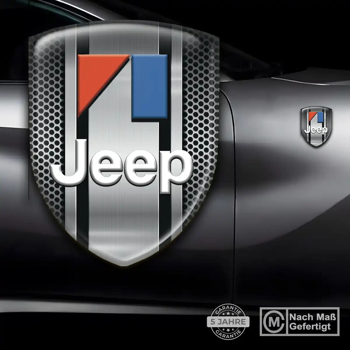 Jeep Embleme Silikon Aufkleber Interieurdesign