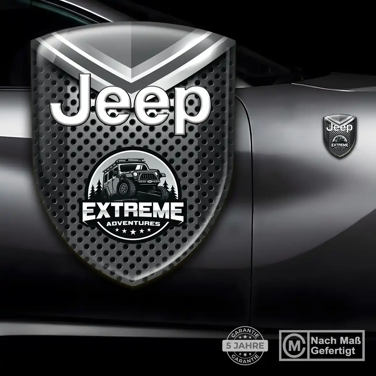 Jeep Embleme Silikon Aufkleber Luxus-Edition
