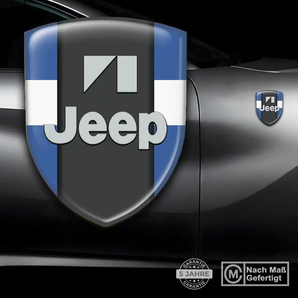 Jeep Embleme Silikon Aufkleber Modernes Design