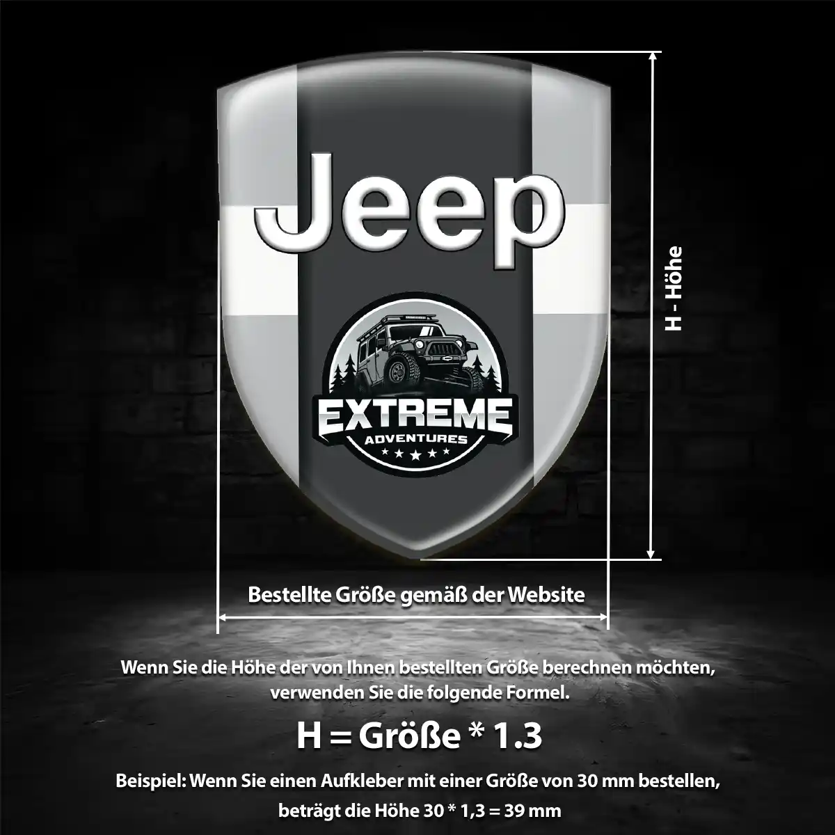 Jeep Embleme Stilvolles Design