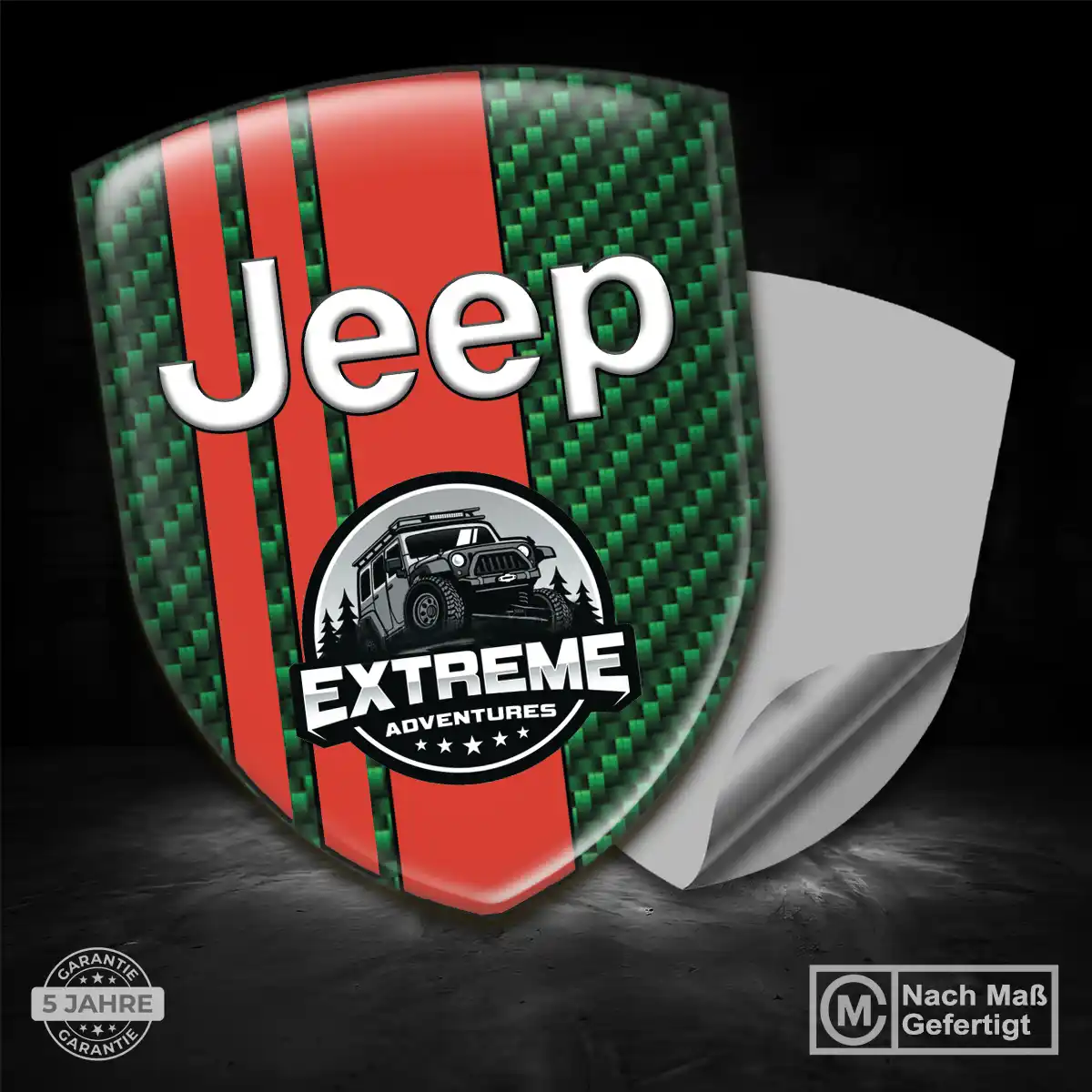 Jeep Embleme Tuningfahrzeug