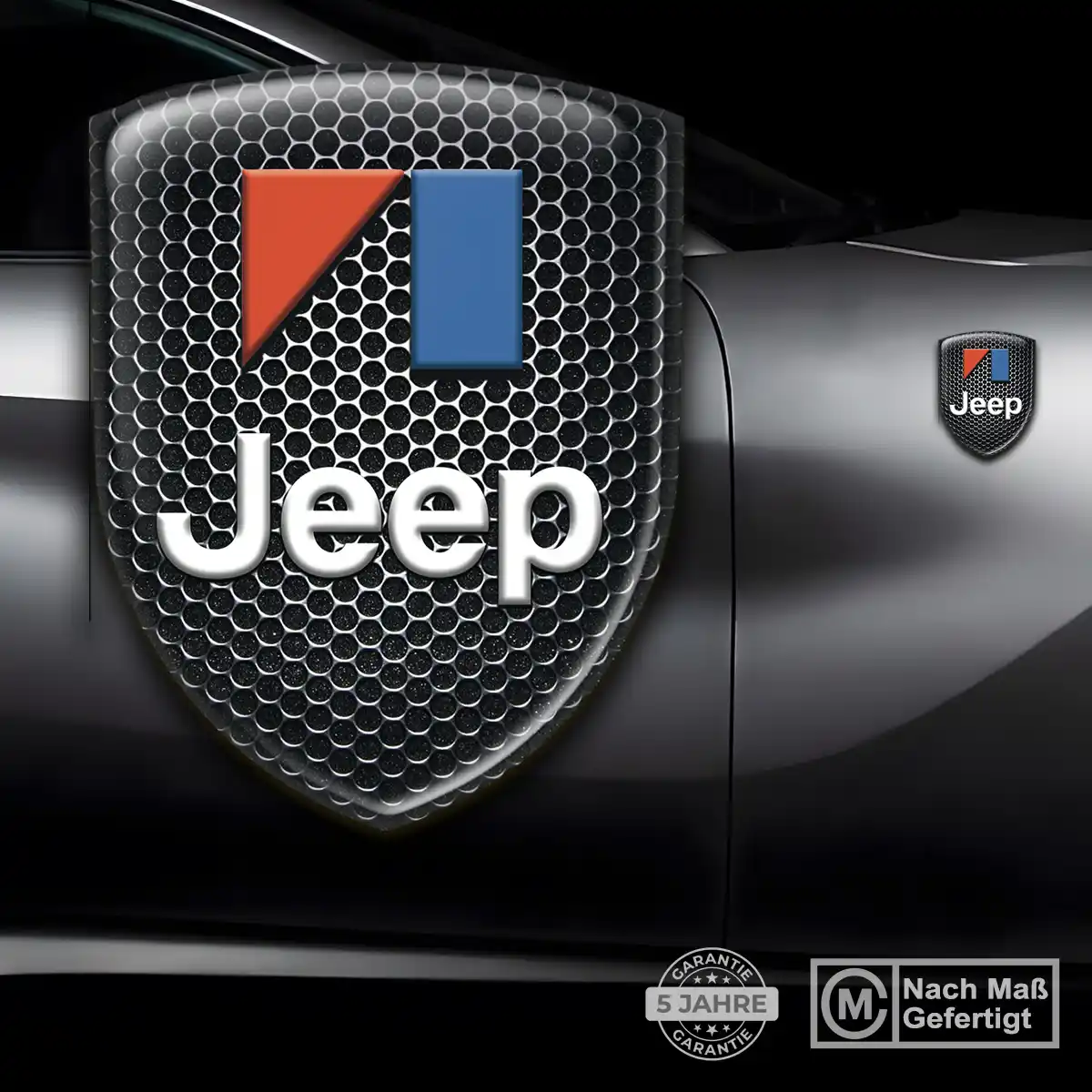 Jeep Silikon Aufkleber Ausdrucksstarkes Design