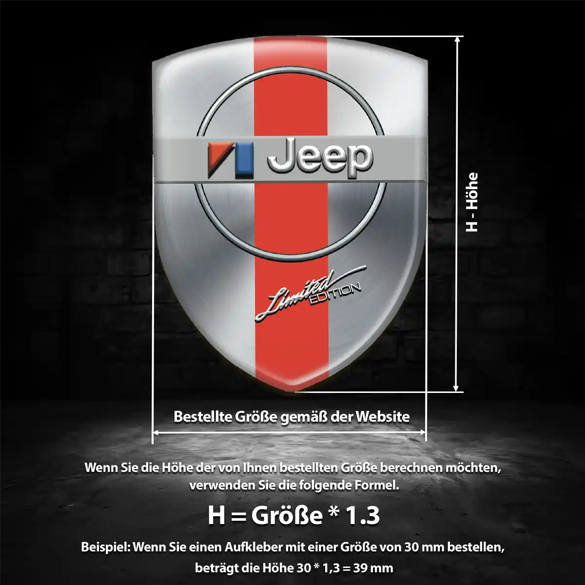 Jeep Silikon Aufkleber Auto Anspruchsvolles Design