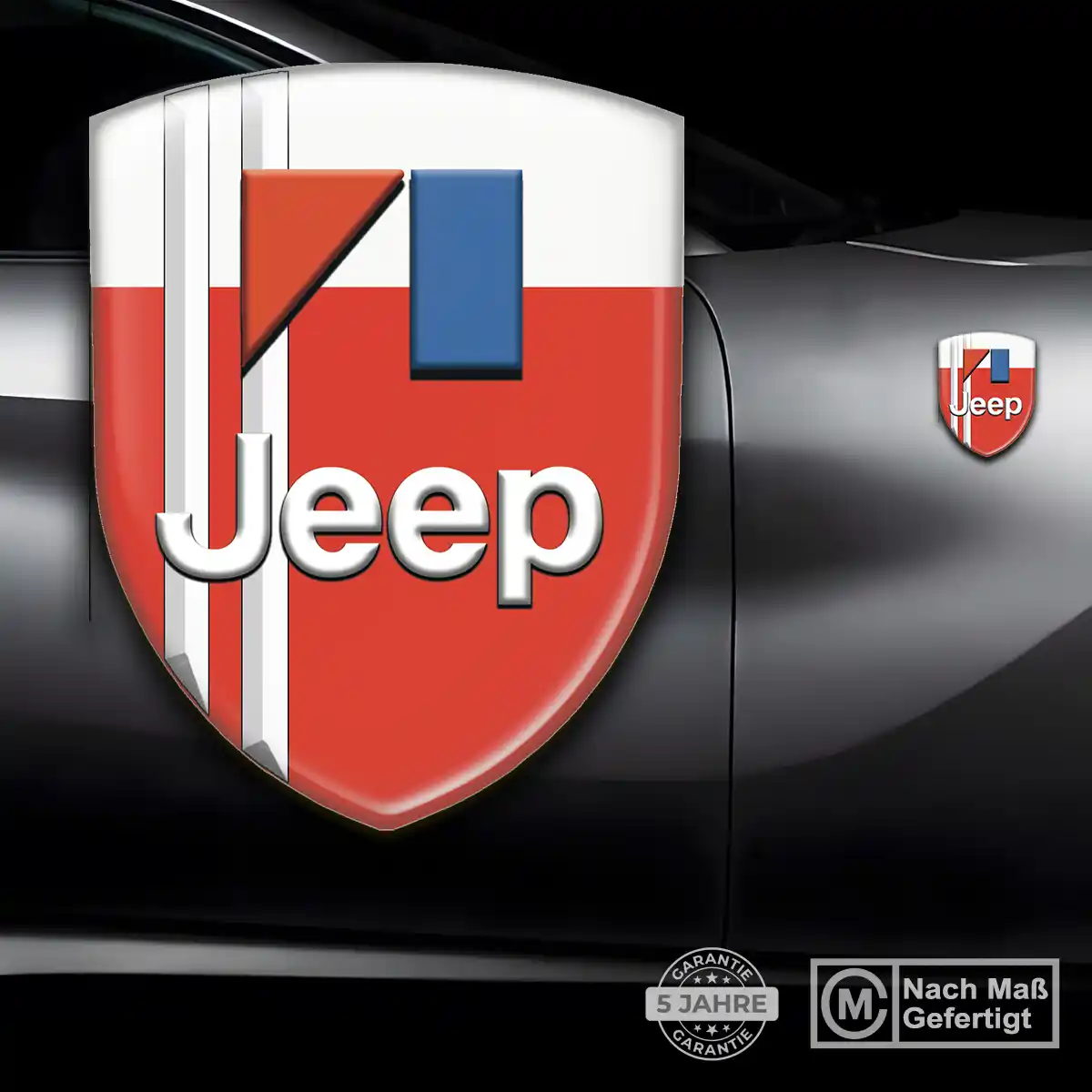 Jeep Silikon Aufkleber Auto Ausdrucksstarkes Design