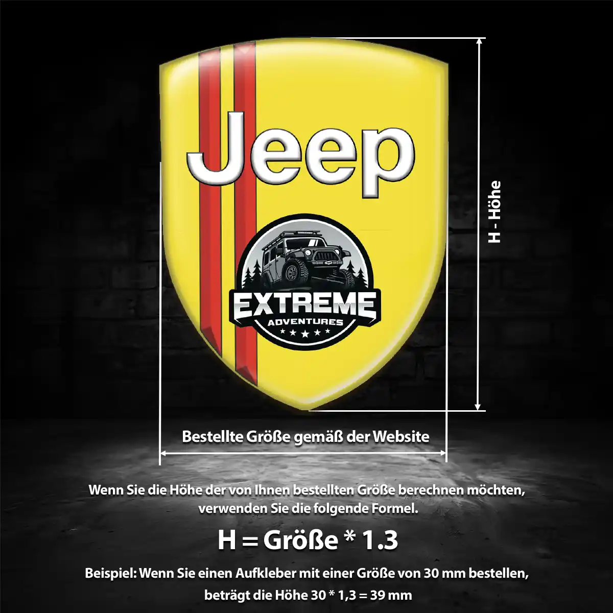 Jeep Silikon Aufkleber Auto Elegantes Design