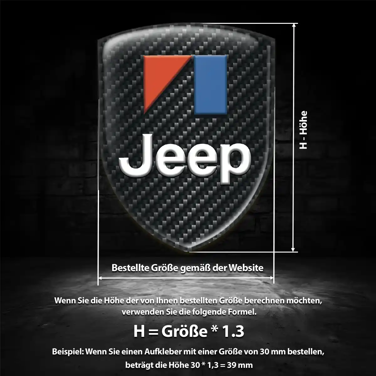 Jeep Silikon Aufkleber Auto Interieurdesign
