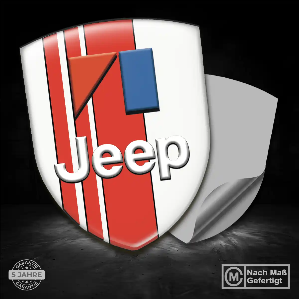 Jeep Silikon Aufkleber Auto Limitierte Auflage