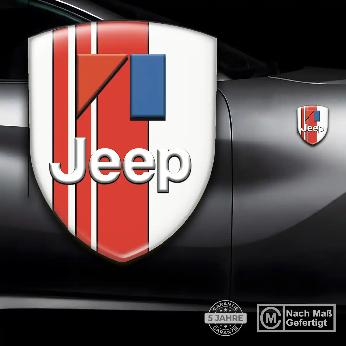 Jeep Silikon Aufkleber Auto Limitierte Auflage