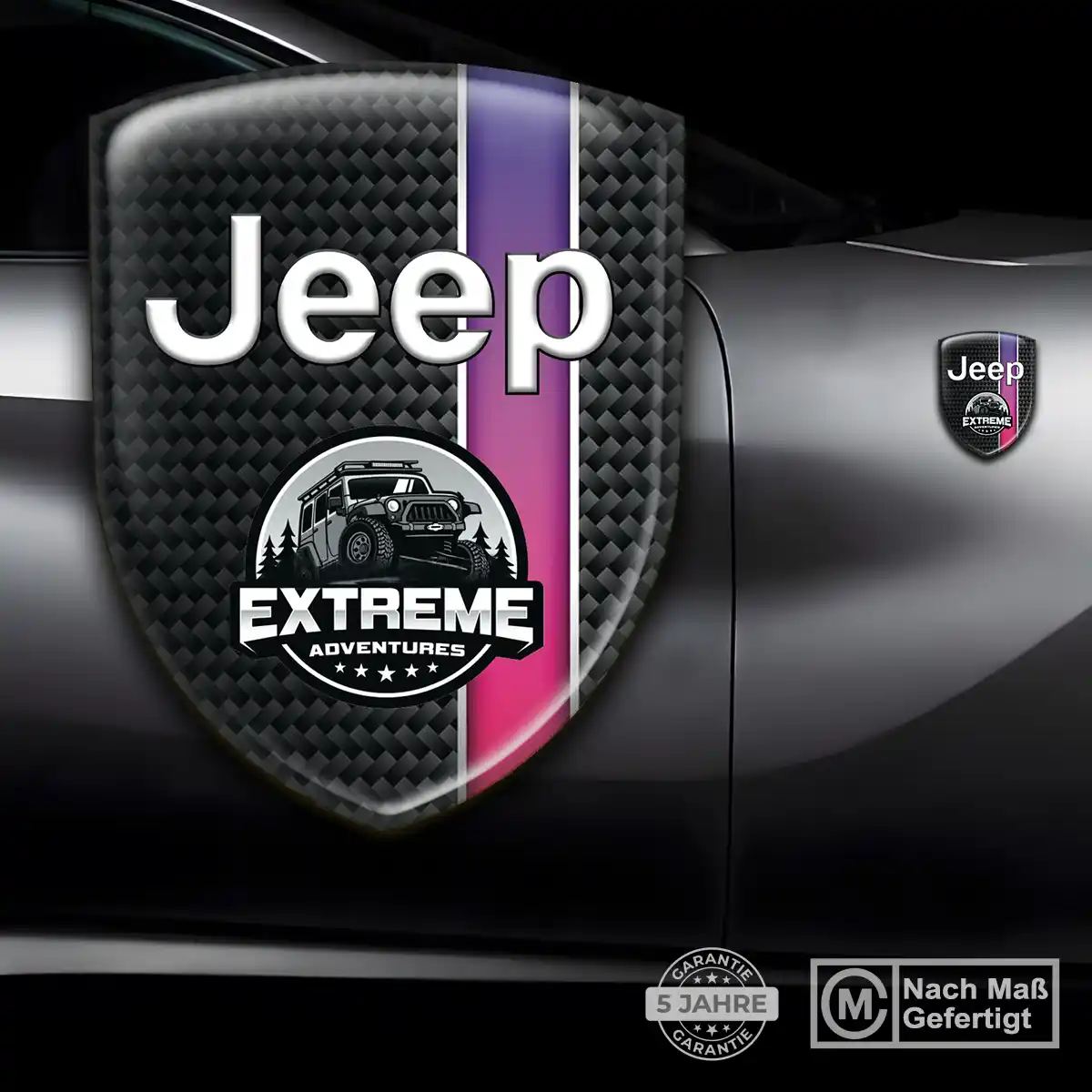 Jeep Silikon Aufkleber Auto Luxus-Edition