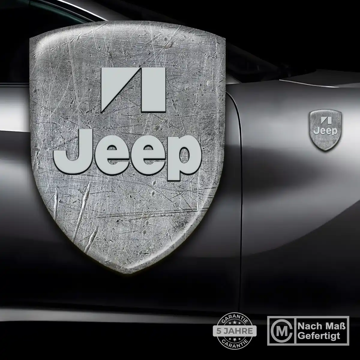 Jeep Silikon Aufkleber Auto Markenedition