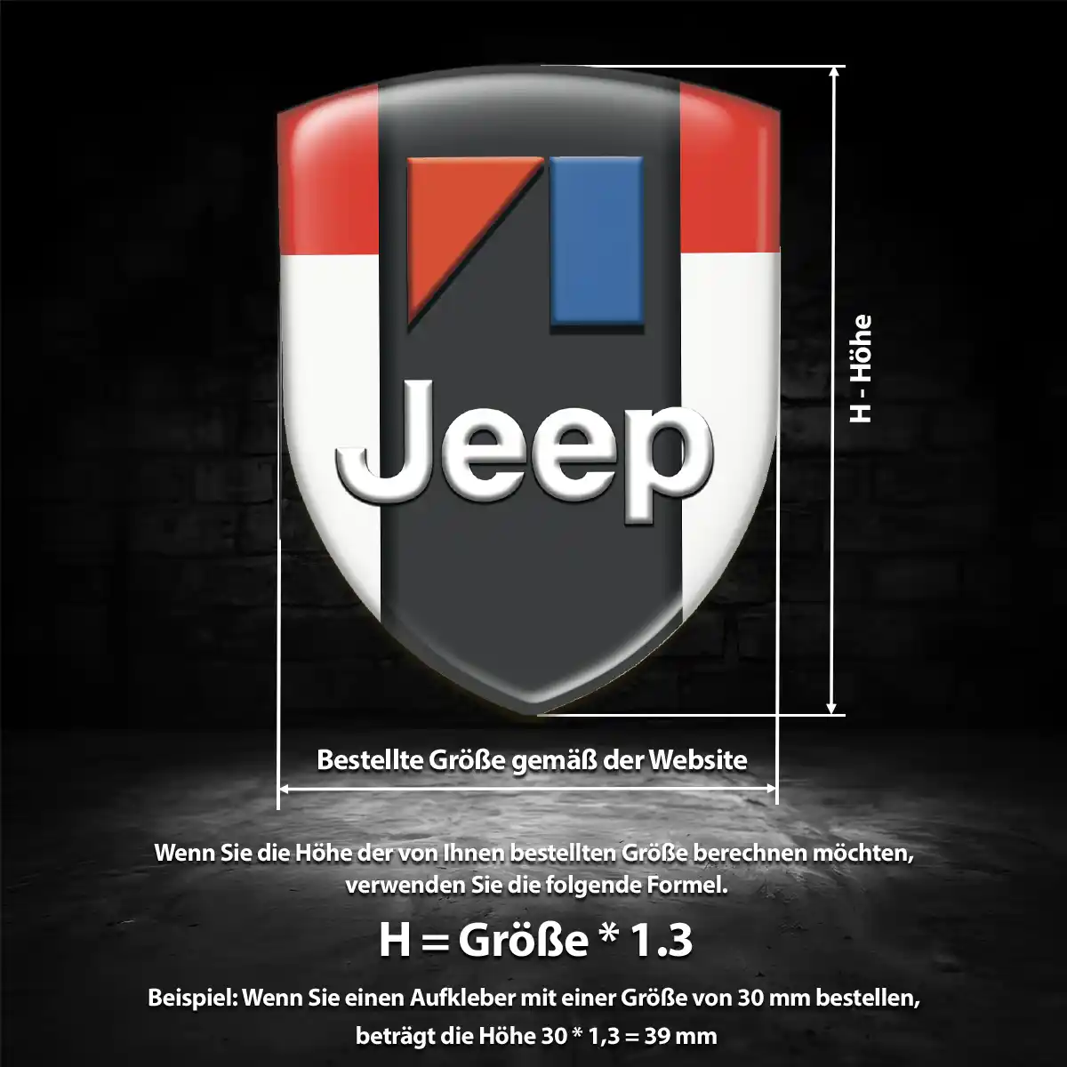 Jeep Silikon Aufkleber Auto Modernes Design