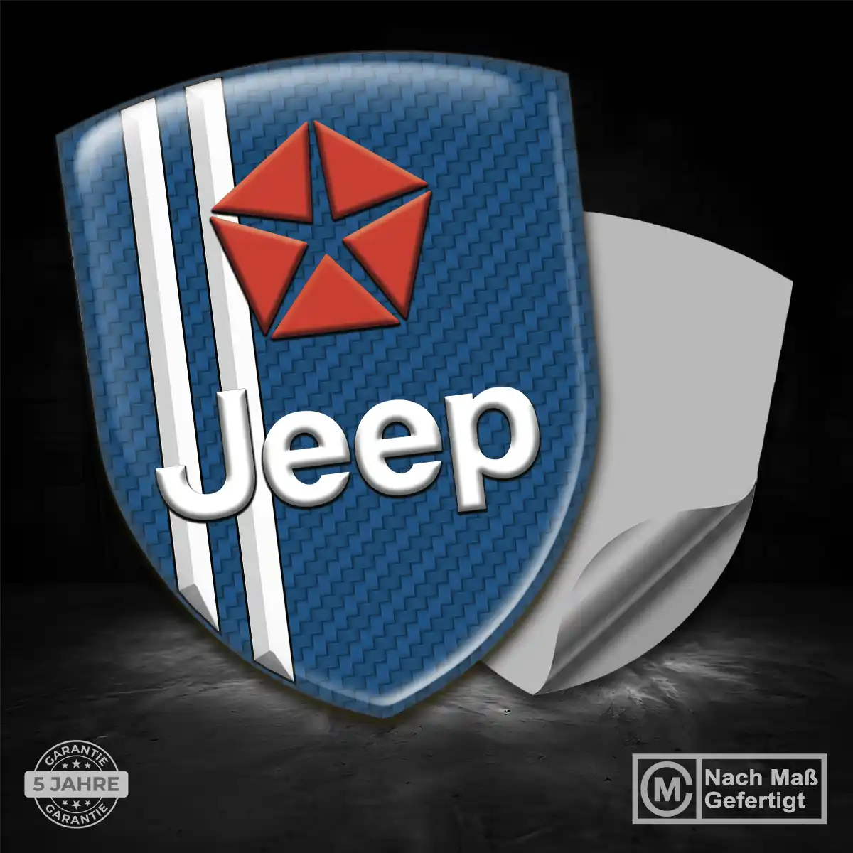Jeep Silikon Aufkleber Auto Premiumqualität