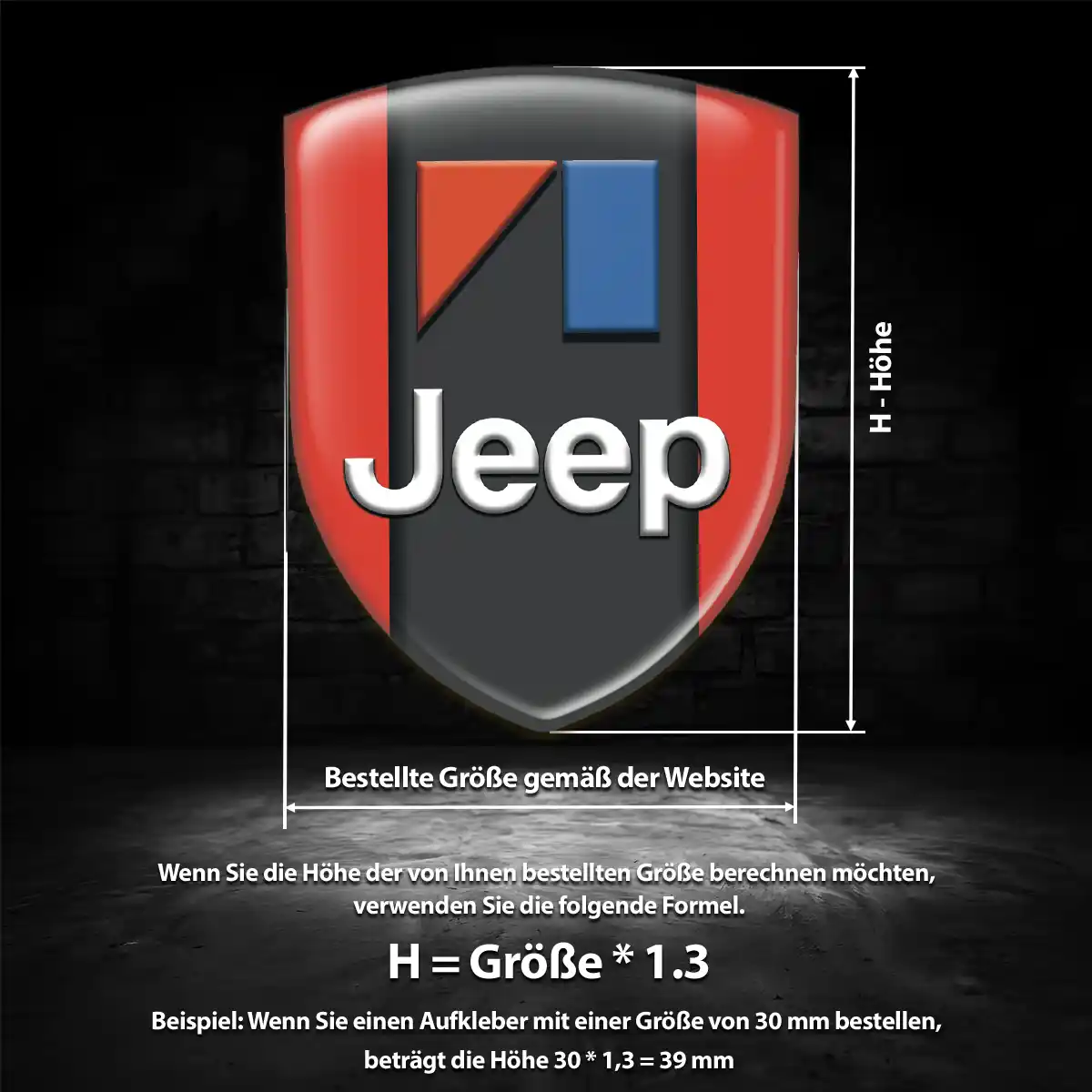 Jeep Silikon Aufkleber Auto Stilvolles Design