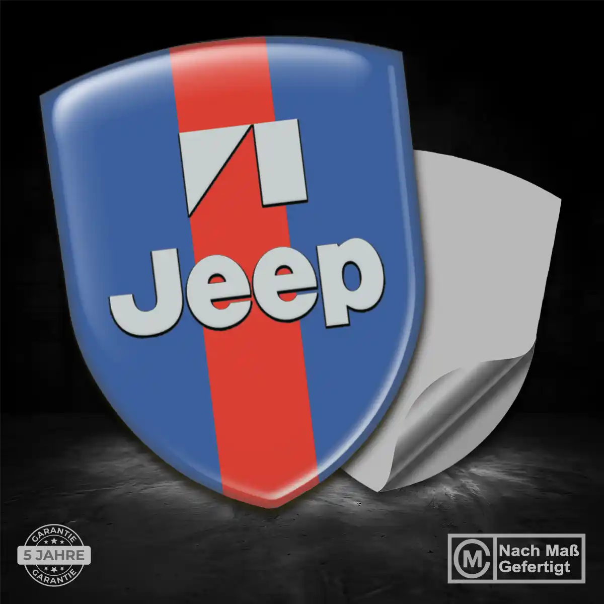 Jeep Silikon Aufkleber Auto Tuningfahrzeug