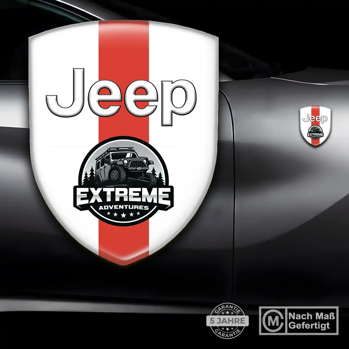 Jeep Silikon Aufkleber Elegantes Design