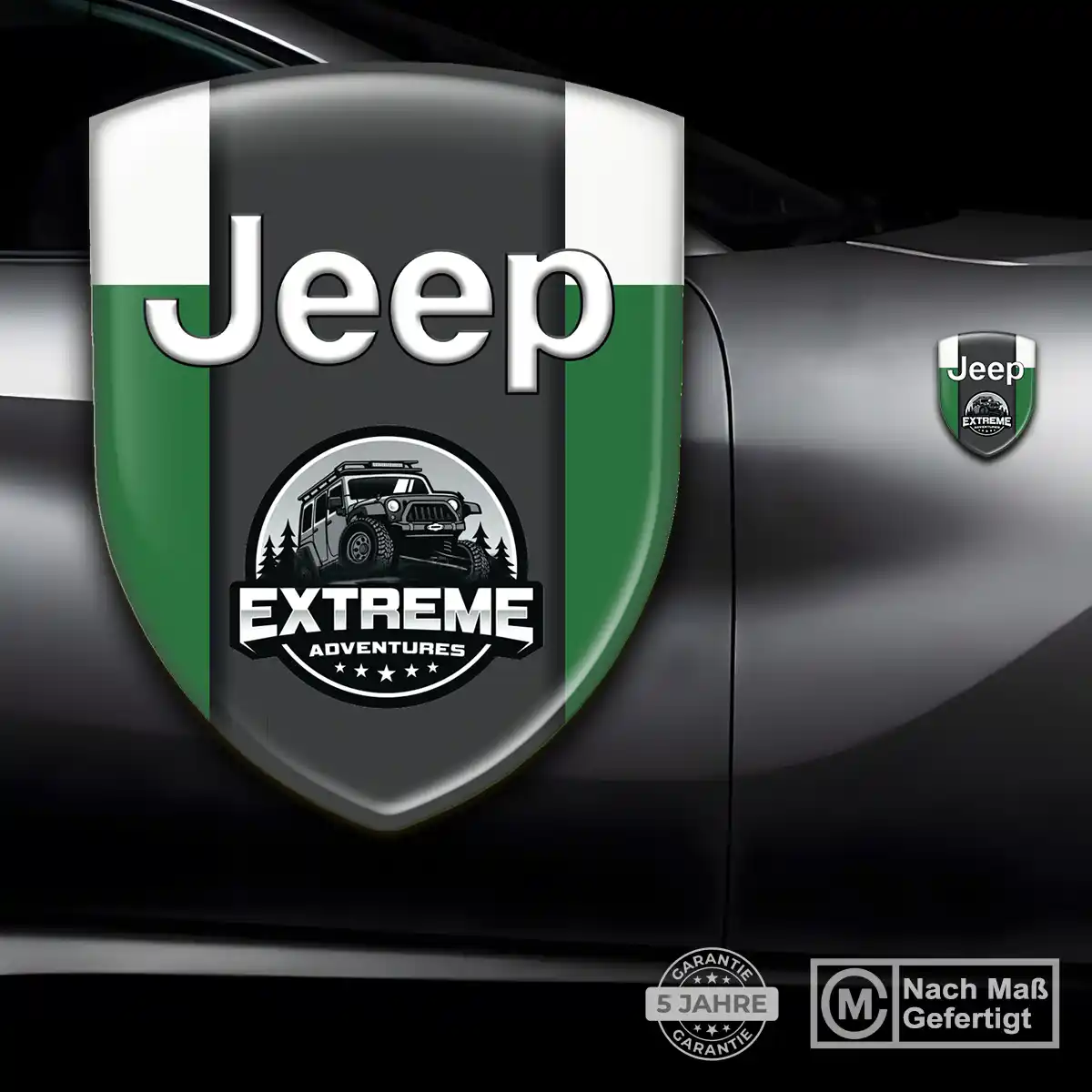 Jeep Silikon Aufkleber Embleme Ausdrucksstarkes Design
