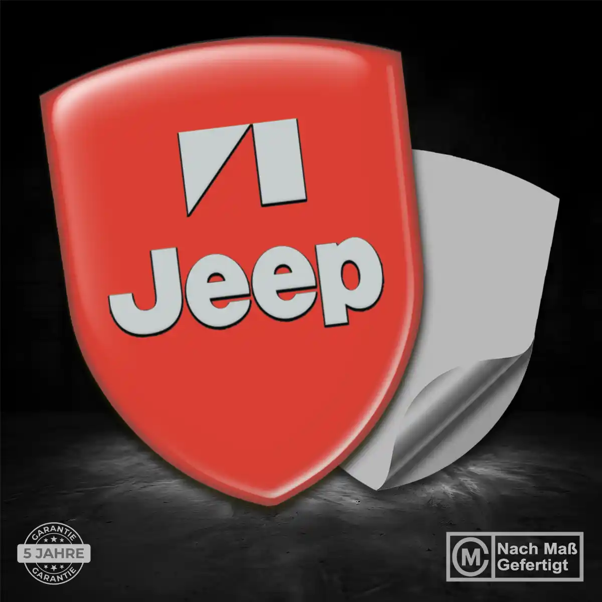 Jeep Silikon Aufkleber Embleme Auto Hochwertiges Harz