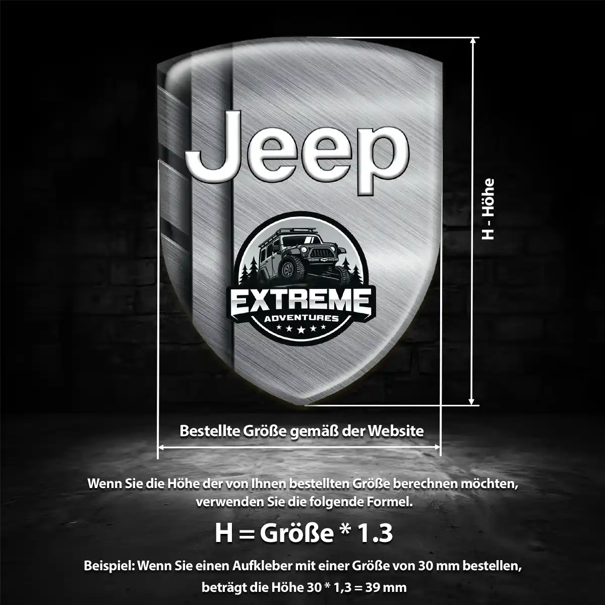 Jeep Silikon Aufkleber Embleme Auto Luxus-Edition