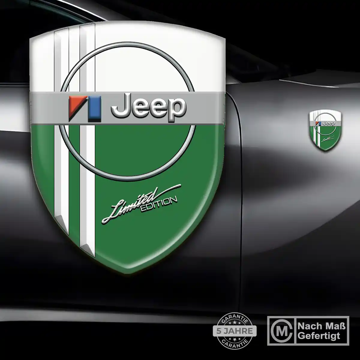 Jeep Silikon Aufkleber Embleme Auto Premiumqualität