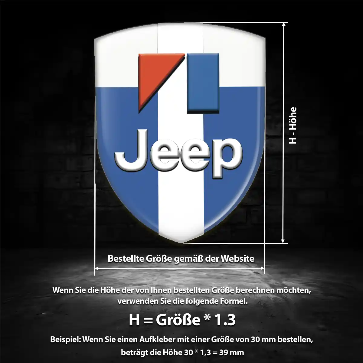 Jeep Silikon Aufkleber Embleme Auto Tuningfahrzeug