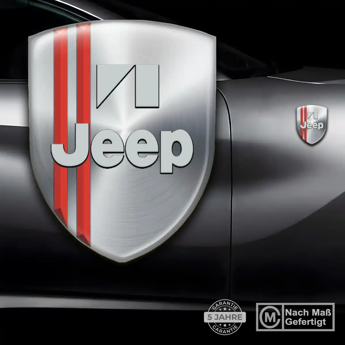 Jeep Silikon Aufkleber Embleme Edles Design