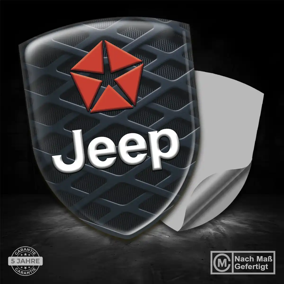Jeep Silikon Aufkleber Embleme Erstklassige Qualität