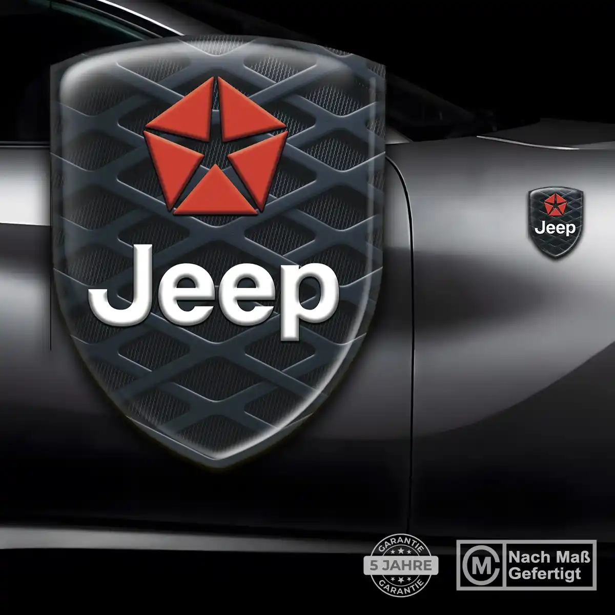 Jeep Silikon Aufkleber Embleme Erstklassige Qualität