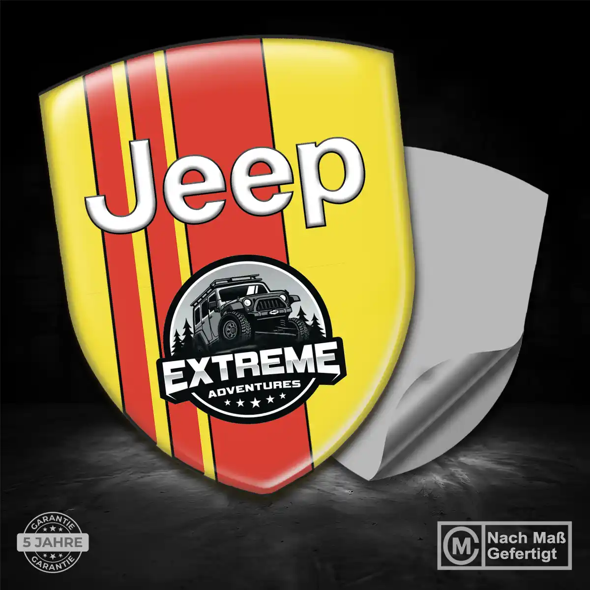 Jeep Silikon Aufkleber Embleme Markenedition
