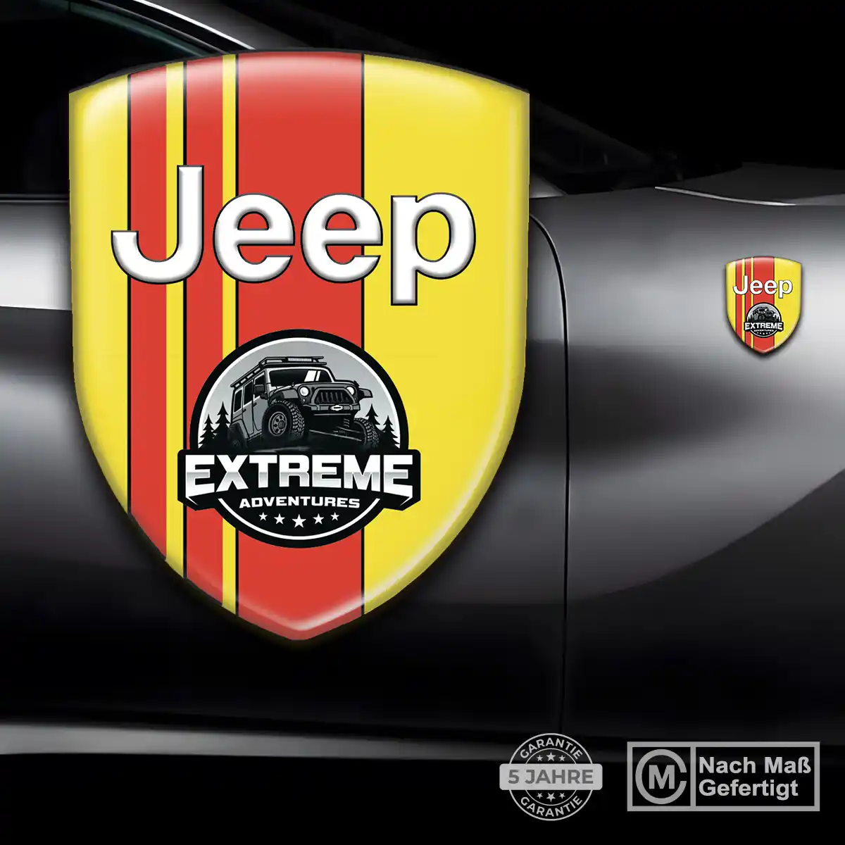 Jeep Silikon Aufkleber Embleme Markenedition