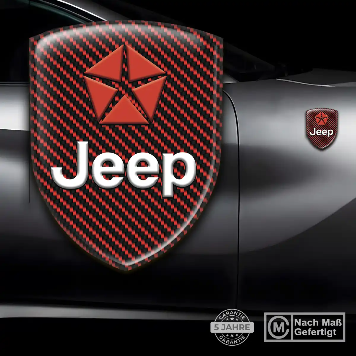 Jeep Silikon Aufkleber Embleme Modernes Design
